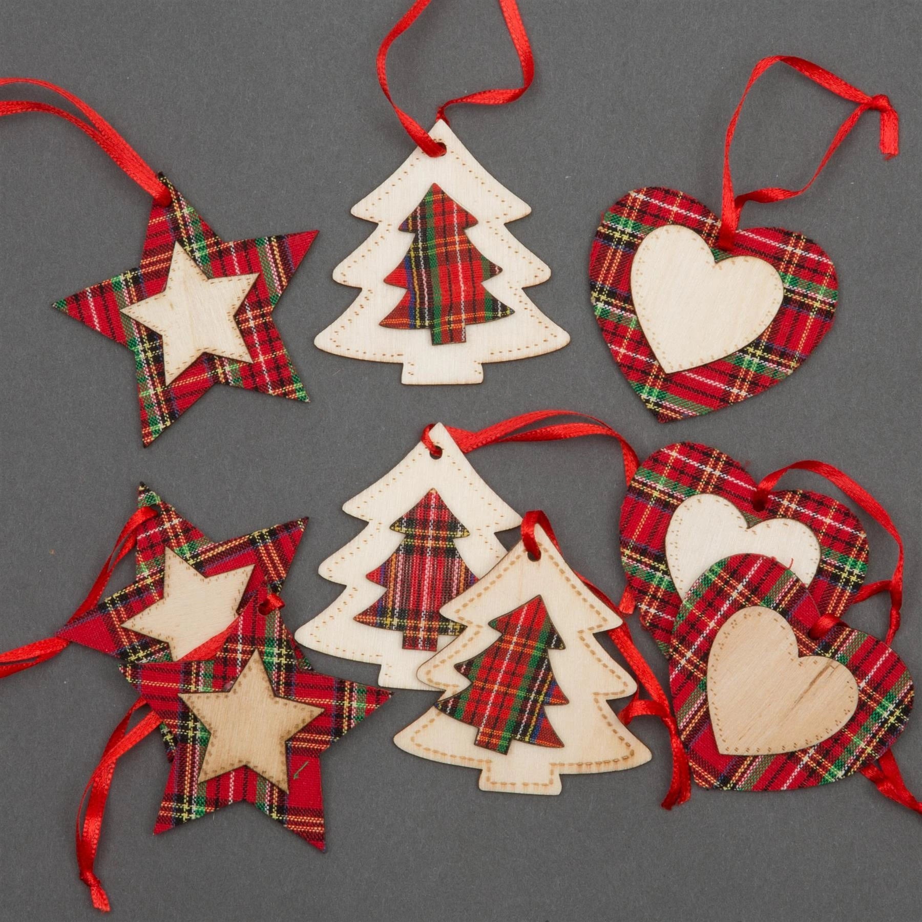 Hanging Decorations Christmas Tree Ornaments Holiday Xmas Home Decor 9Pcs