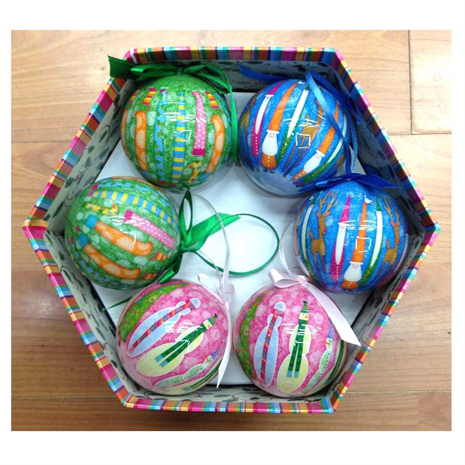 Shatterproof Christmas Baubles Tree Decorations Assorted Ornaments 14pcs