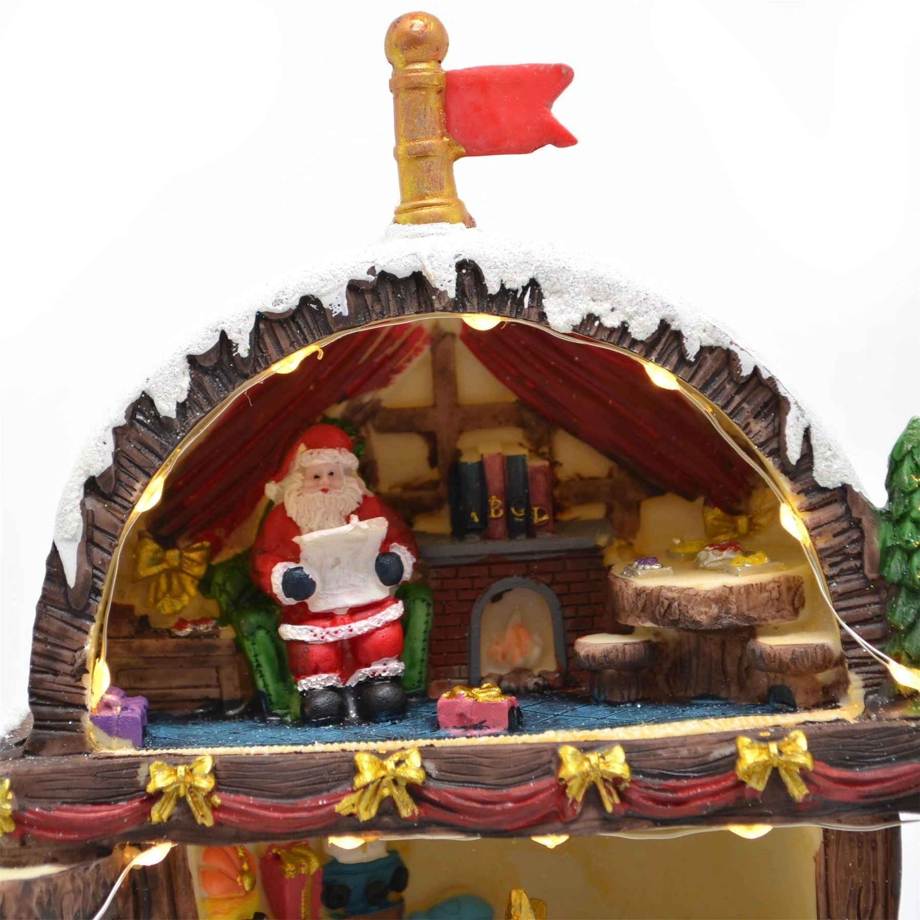 Christmas LED Musical Light Up Ornament Nativity Set Xmas Home Decorations