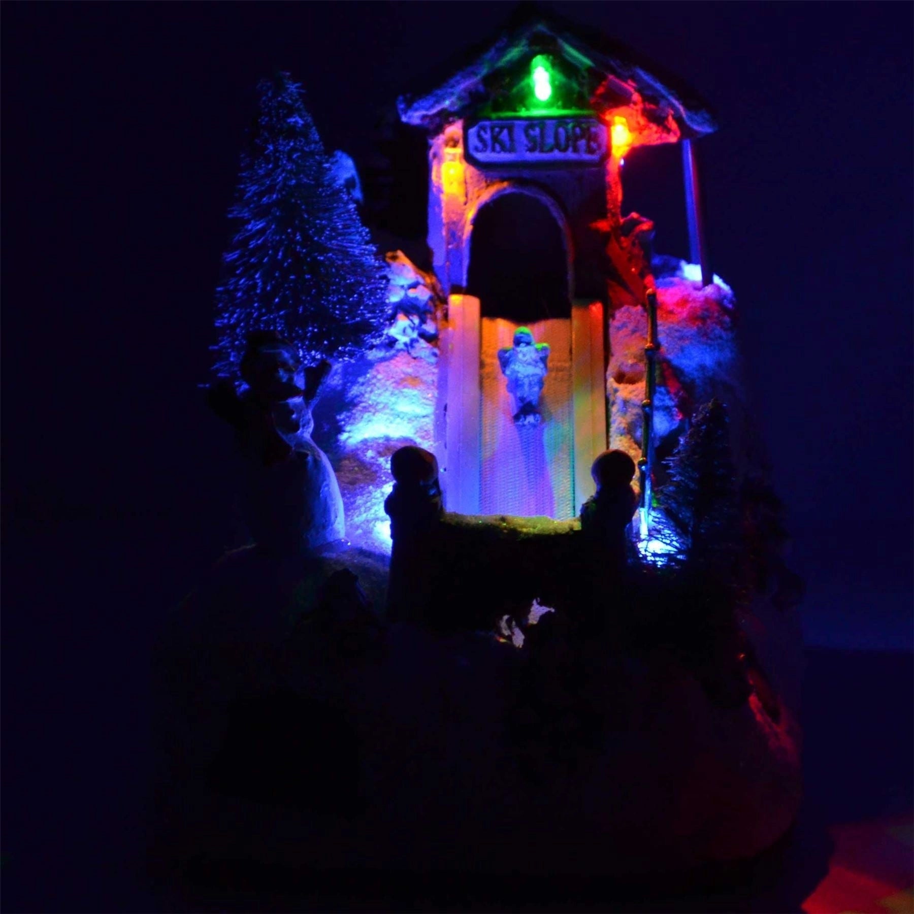 Nativity Set LED Musical Lights Sculpture Christmas Party Home Table Decorations
