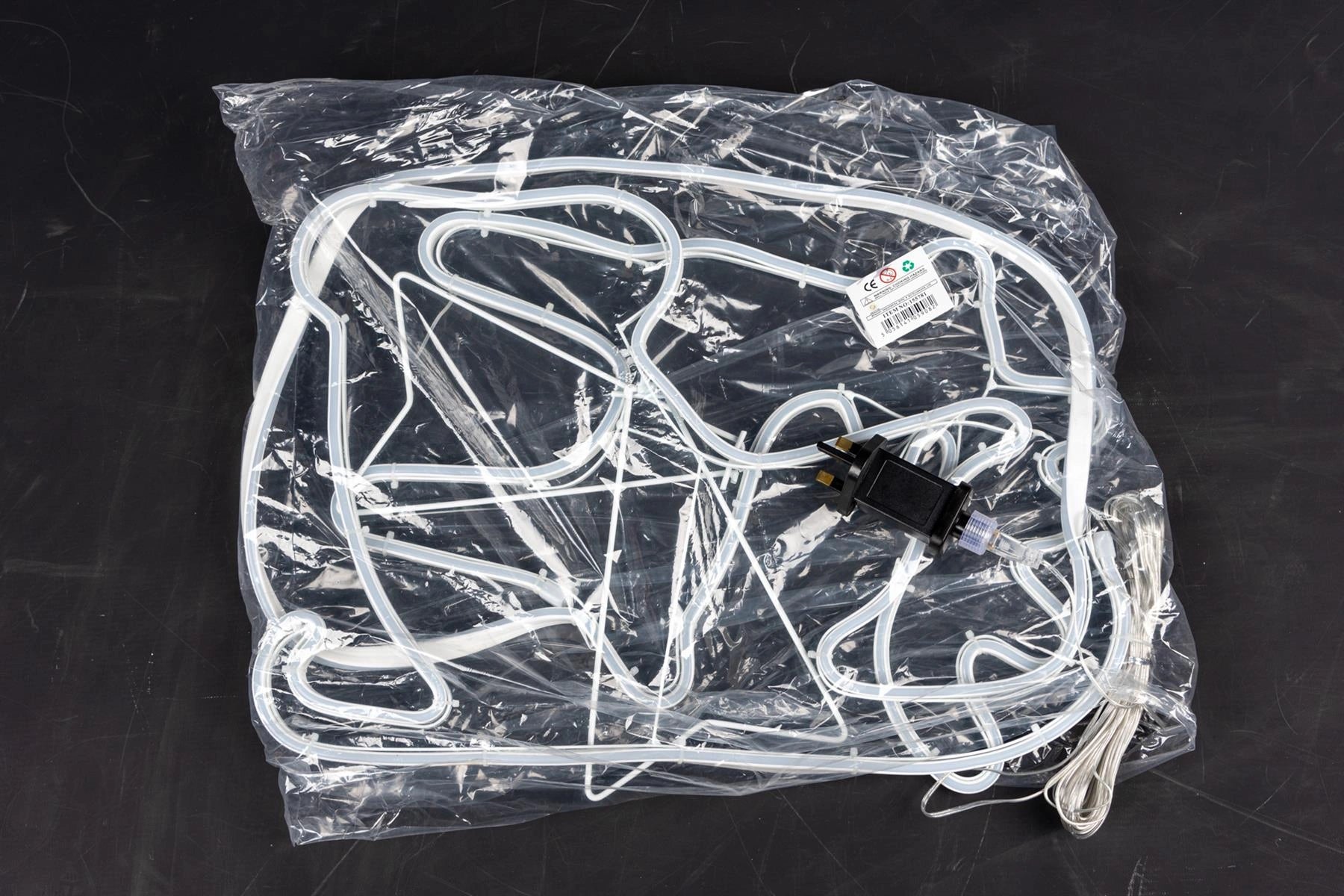 Christmas Neon Lights Silhouette Outdoor Wall Garden Decor 164cm UK