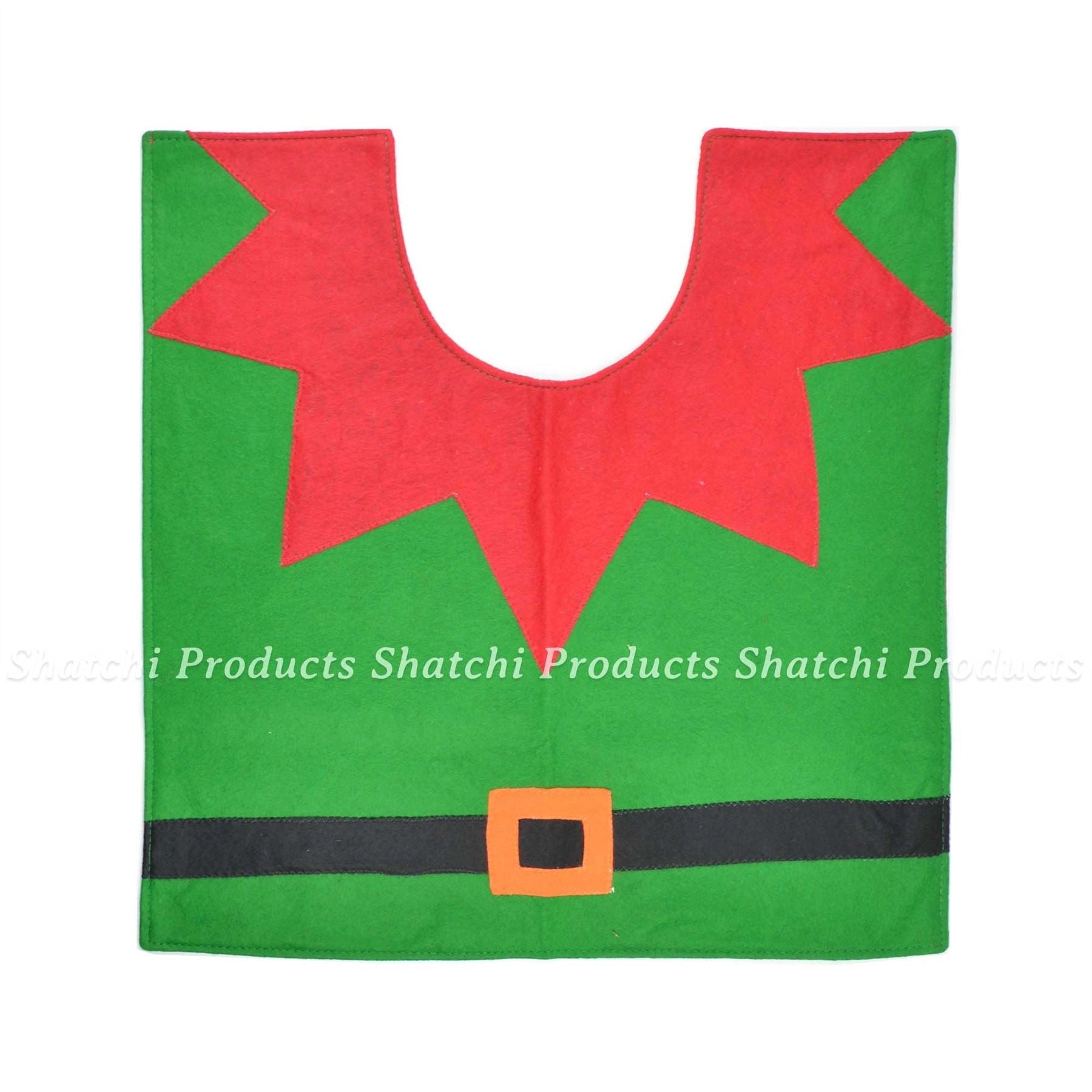 Christmas Elf Toilet Seat Covers Mat Rug Xmas Party Supply Novelty Home Decor