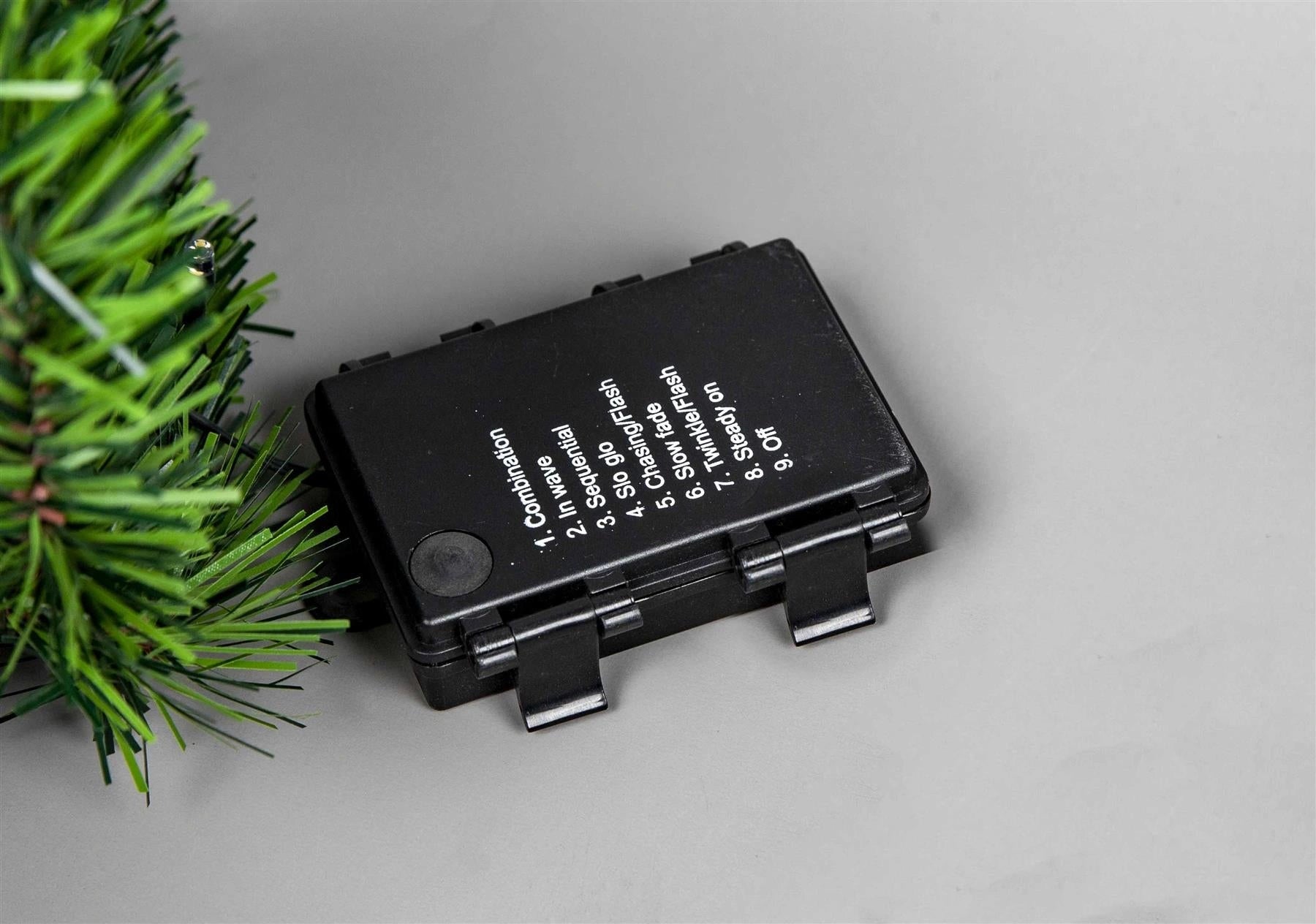 Pre Lit Imperial Pine Warm White Leds Green Garland 200Cm