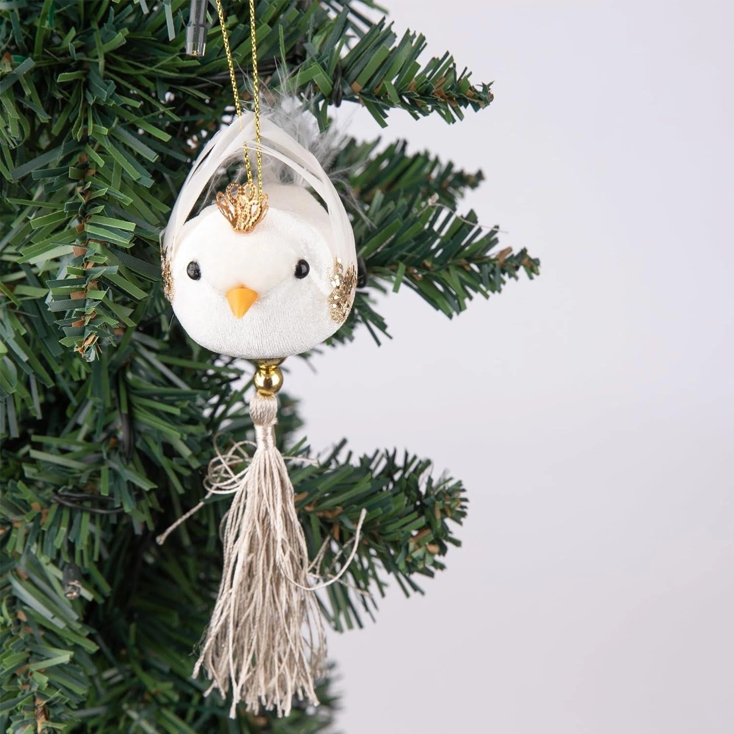 Robin White 7X13Cm - Christmas Hanging Decoration