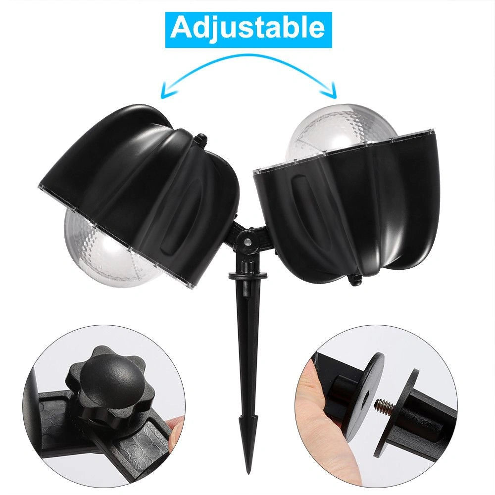 Snowfall LED Red Blue Green Projector Light Timer Christmas Lights Decorations