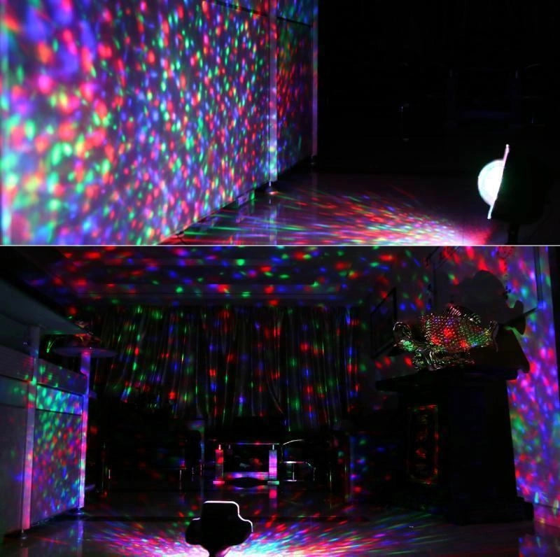 Snowfall LED Red Blue Green Projector Light Timer Christmas Lights Decorations