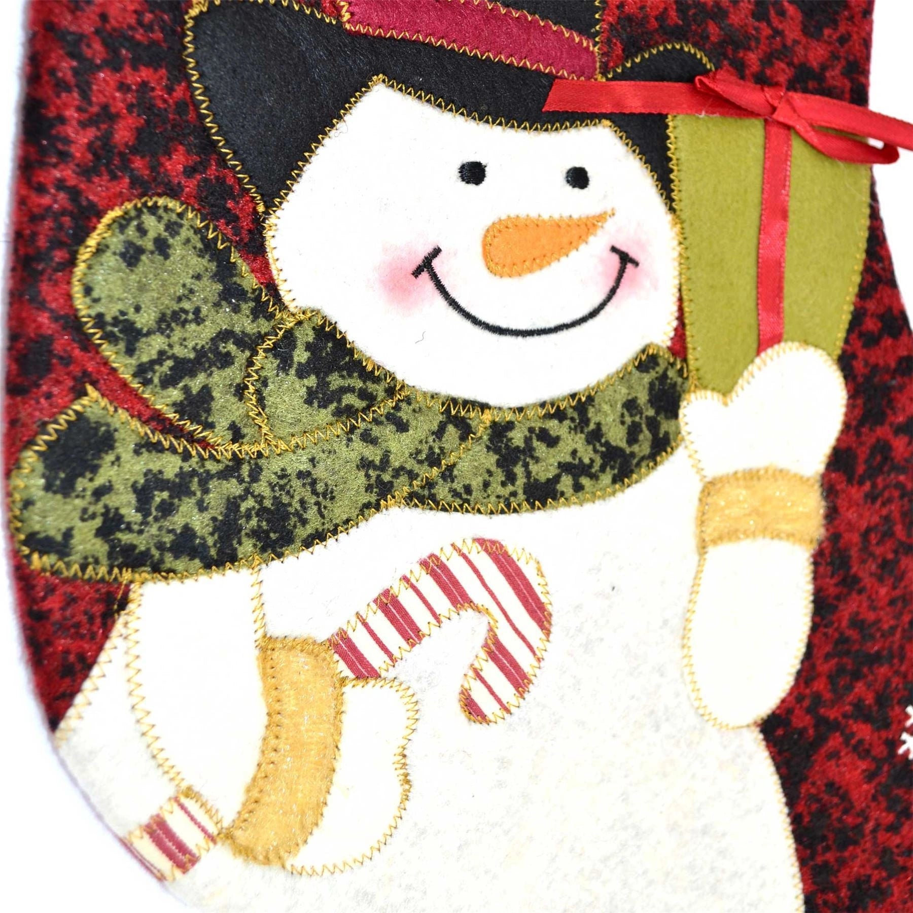 Christmas Santa Stocking Sack Large Sock Xmas Gift Party Bag Filler Tree Décor