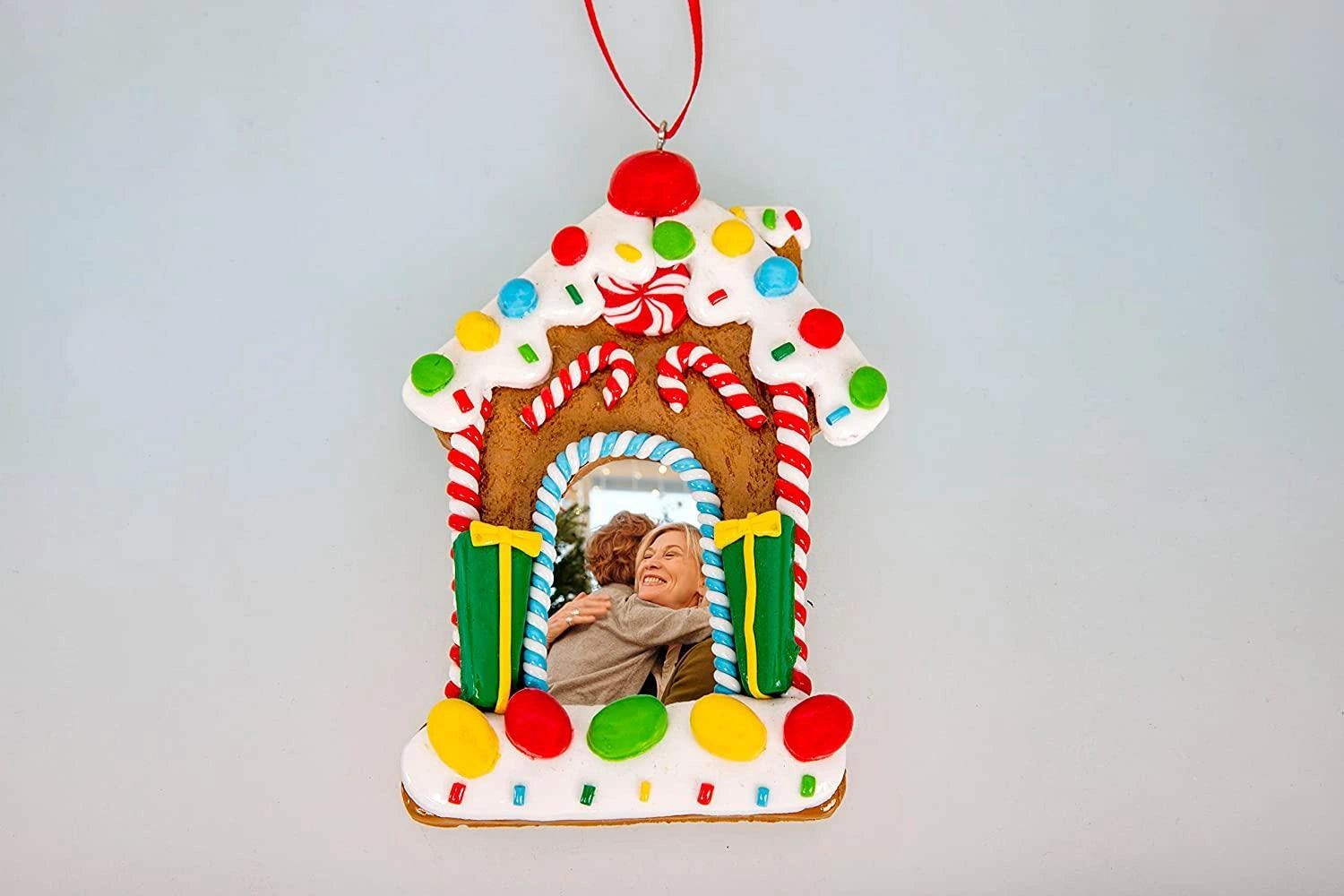 Christmas Hanging Decorations 12Pcs Ceramic Personalise Photo Homes