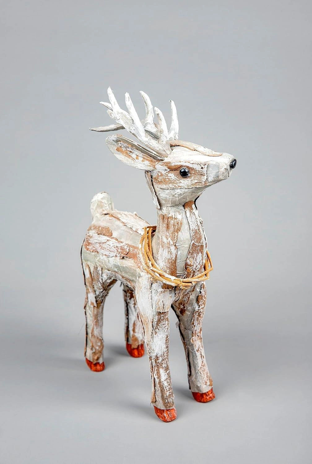 Christmas Figure 36cm Reindeer Tabletop Window Centerpiece Xmas Home Decoration