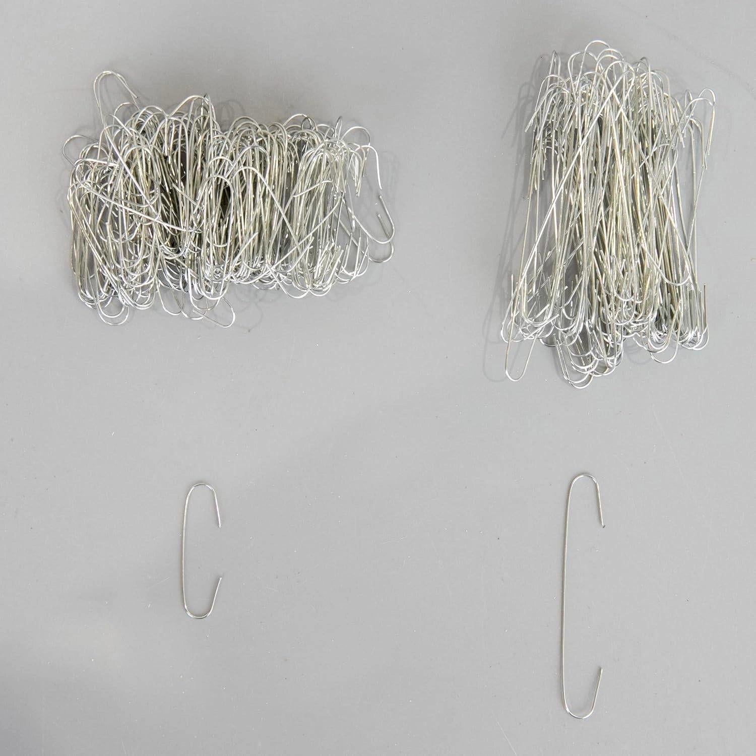 300PCS Silver Hanger Hooks Christmas Ornaments Xmas Tree Bauble Decoration Wire