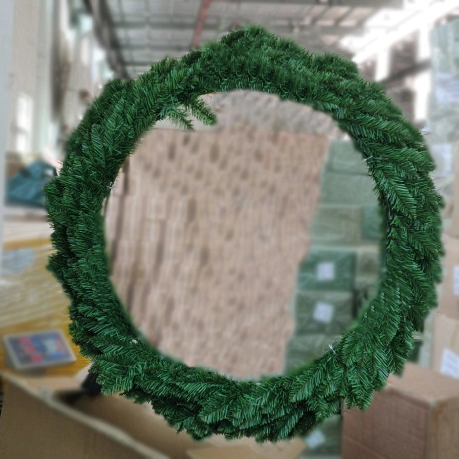 100Cm Imperial Green Wreath With 430 Tips