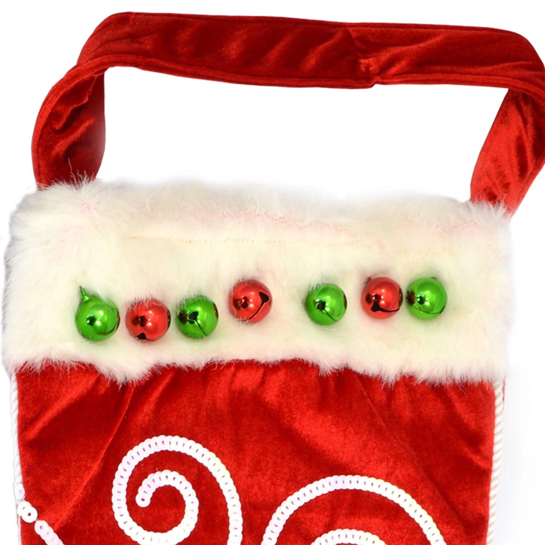 Christmas Traditional Designer Santa Stockings Sock Xmas Garden Event Supply