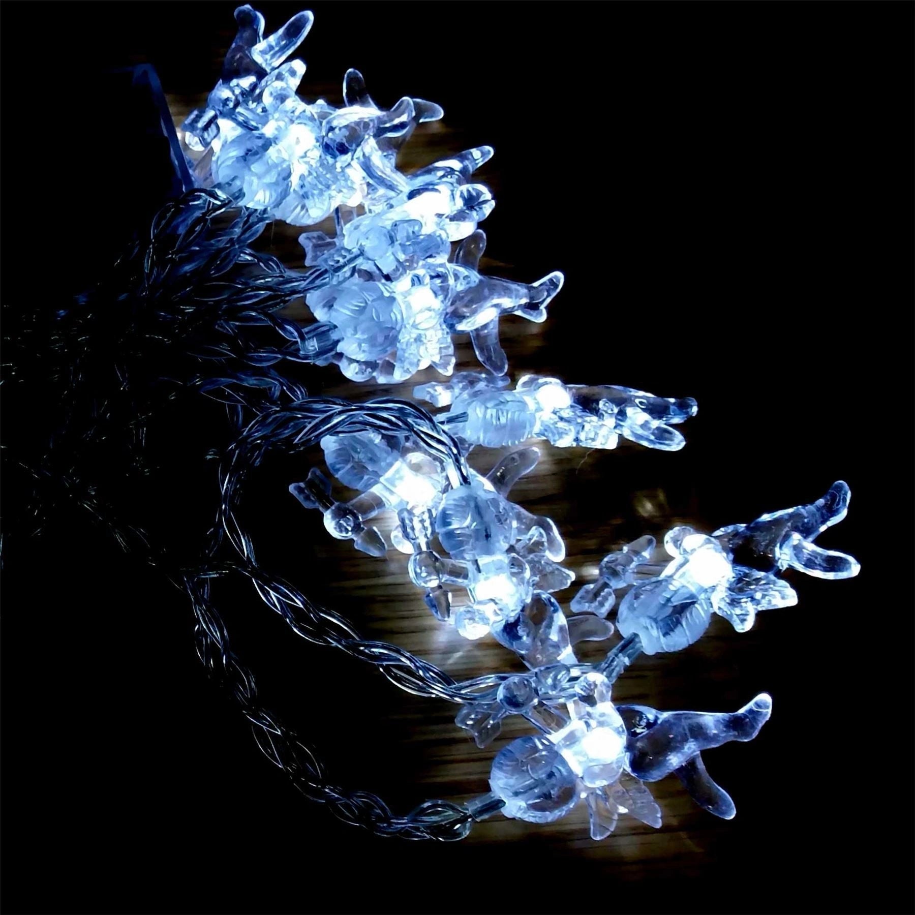 3.3M Led 20 Fairy Lights Battery Operated Angle Christmas Decoration Light D???Cor