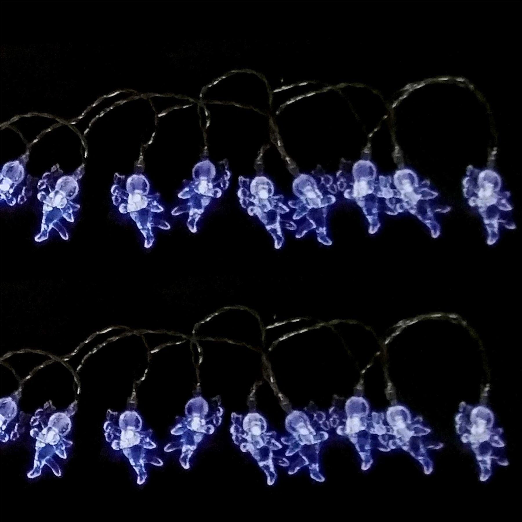 3.3M Led 20 Fairy Lights Battery Operated Angle Christmas Decoration Light D???Cor
