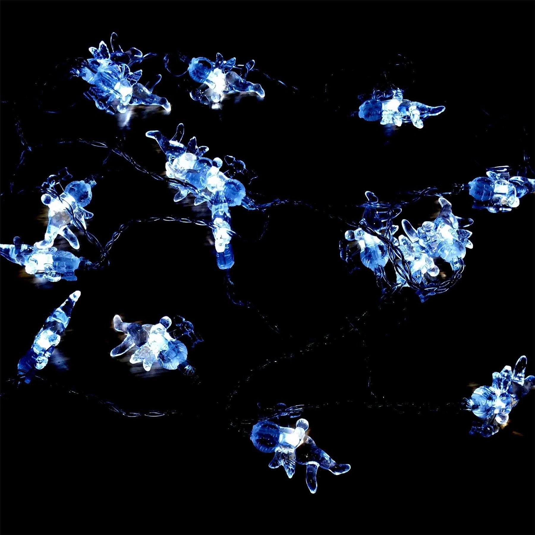 3.3M Led 20 Fairy Lights Battery Operated Angle Christmas Decoration Light D???Cor