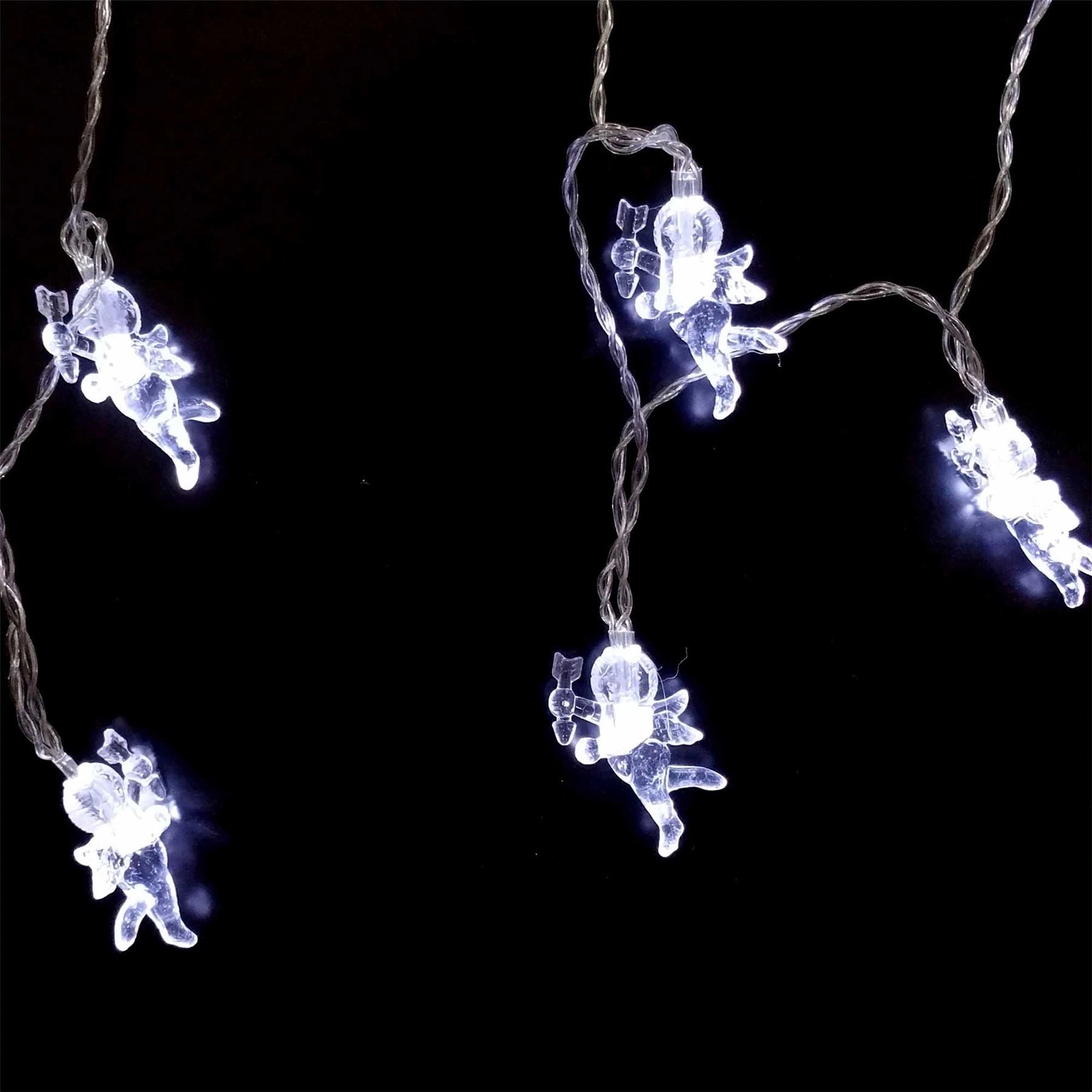3.3M Led 20 Fairy Lights Battery Operated Angle Christmas Decoration Light D???Cor