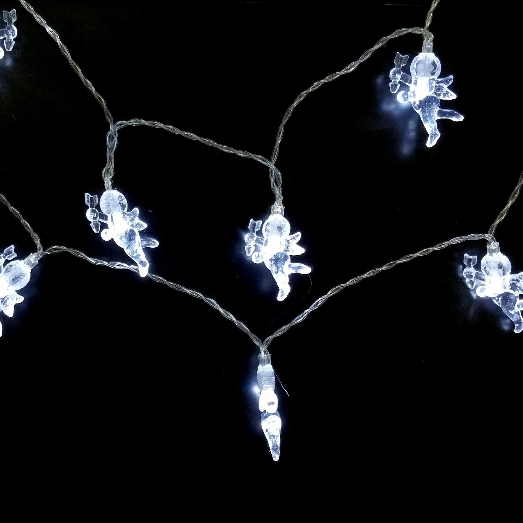 3.3M Led 20 Fairy Lights Battery Operated Angle Christmas Decoration Light D???Cor