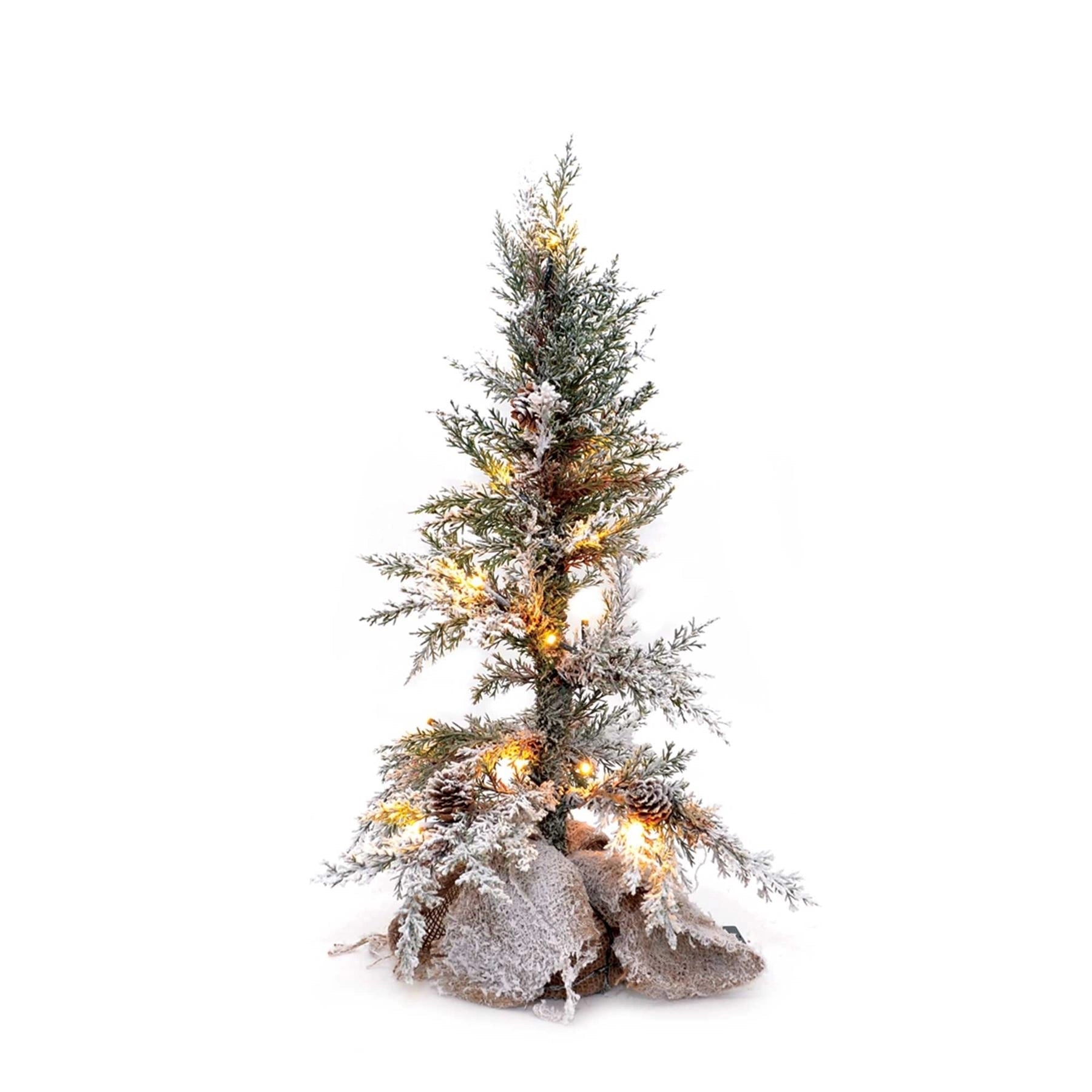 50cm Battery Operated Lights Pre-Lit Christmas Tree Xmas Home Window Decorations