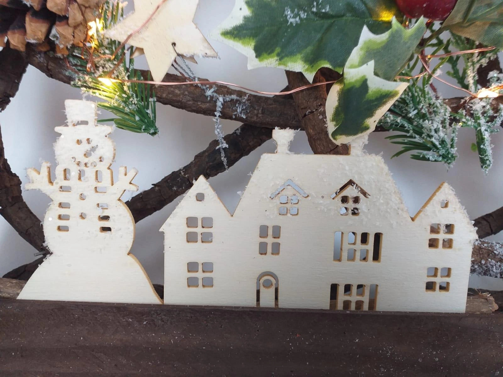B/O Wooden Rectangle Frame 40X25Cm