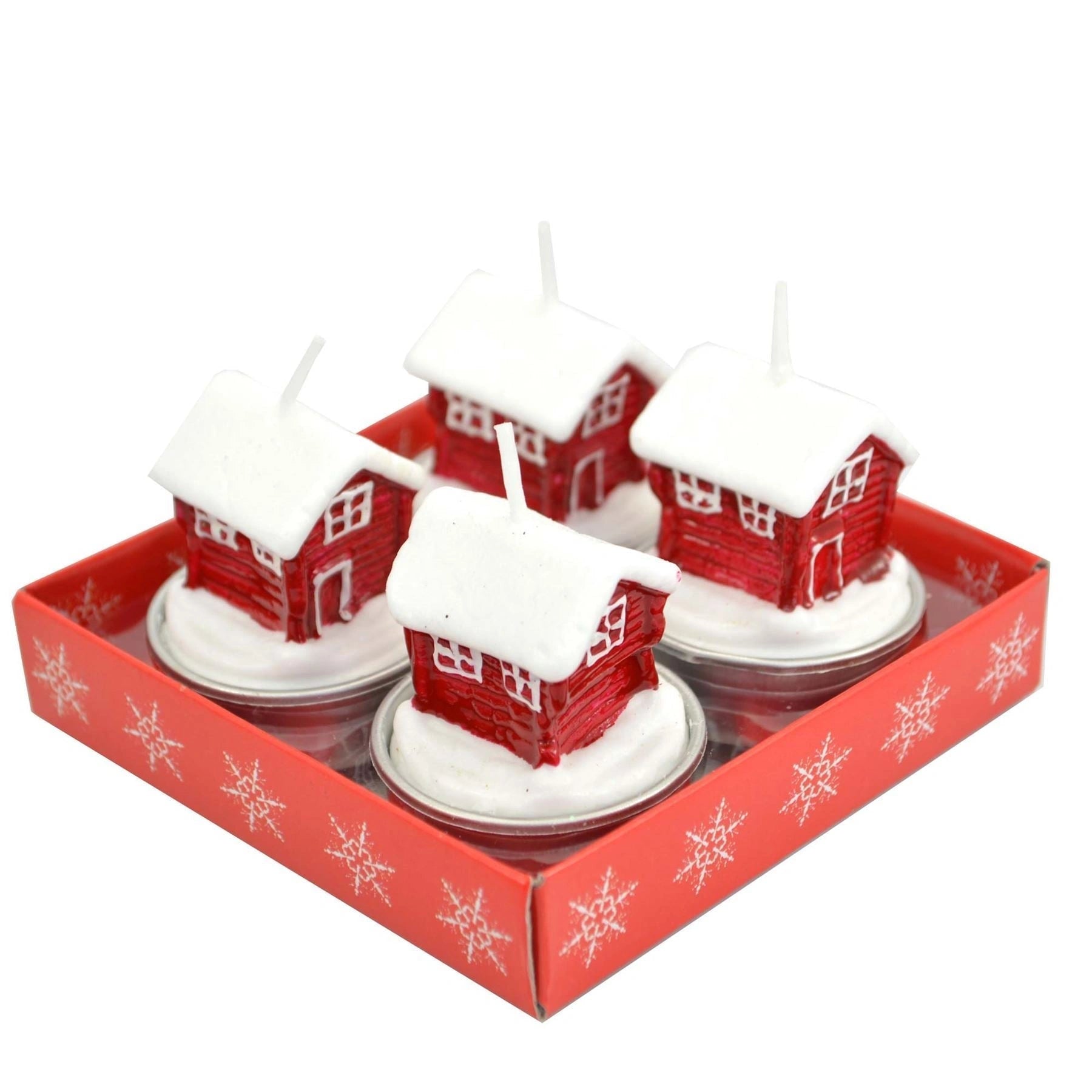 4 Christmas Decorations Candles Gifts Xmas Home Decor Secret Santa Novelty Gifts