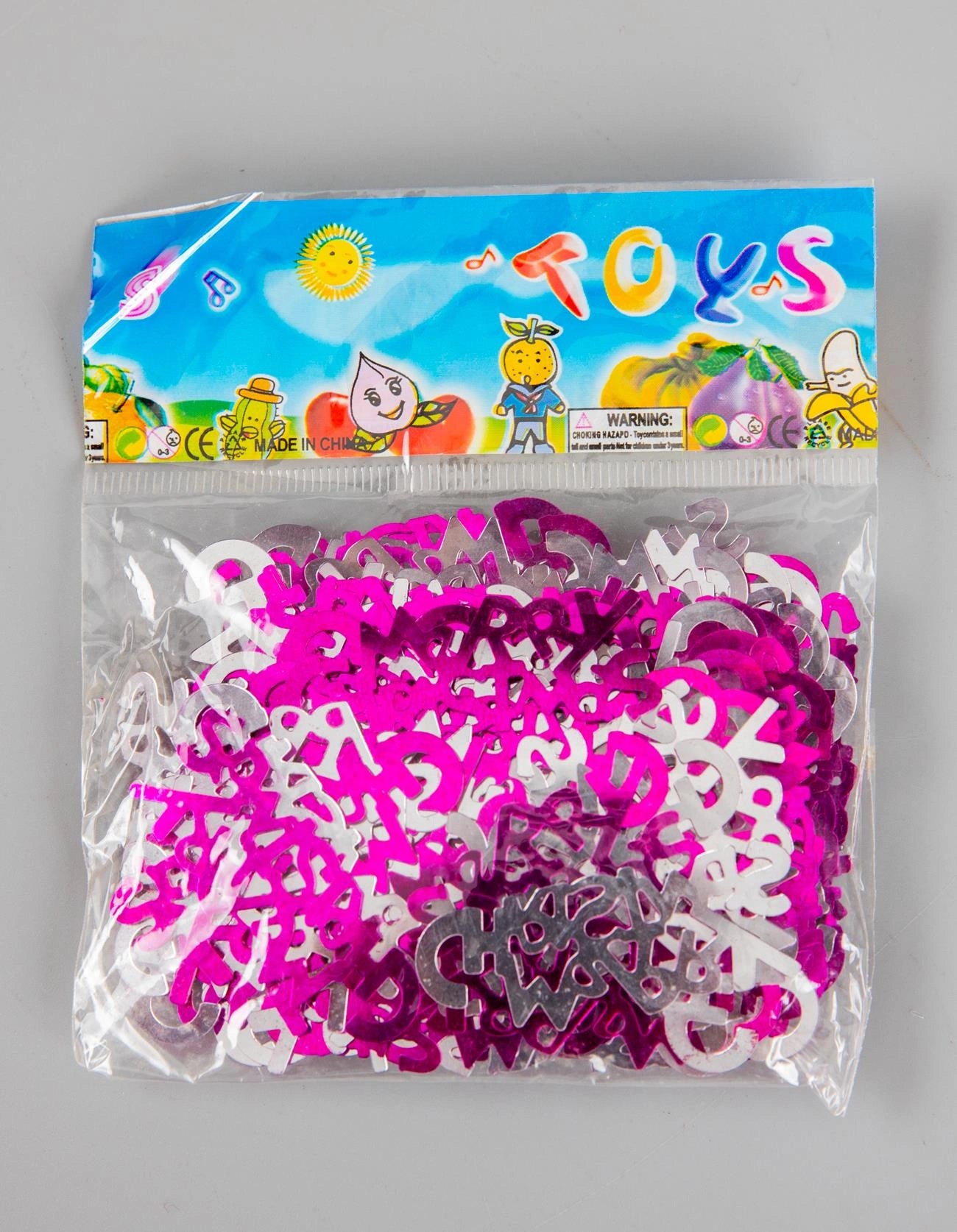 14g Pink & Silver Merry Christmas Table Confetti Festive Xmas Party Decorations