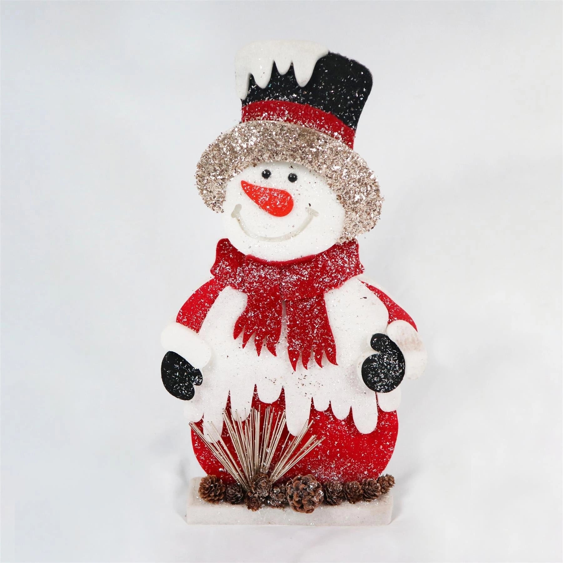 Christmas Tabletop 52cm Snowman Figurine Centerpiece Xmas Window Home Decoration