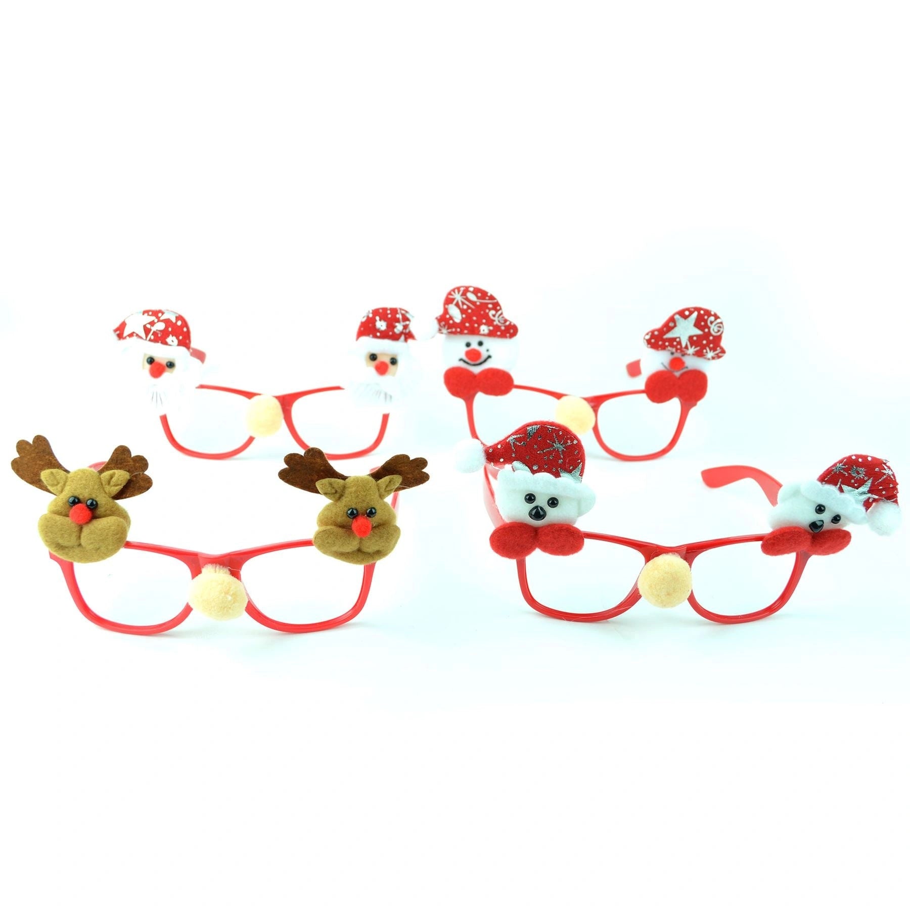 2 x Christmas Specs Novelty Xmas Sunglasses Fun Glasses Costumes Party Supply