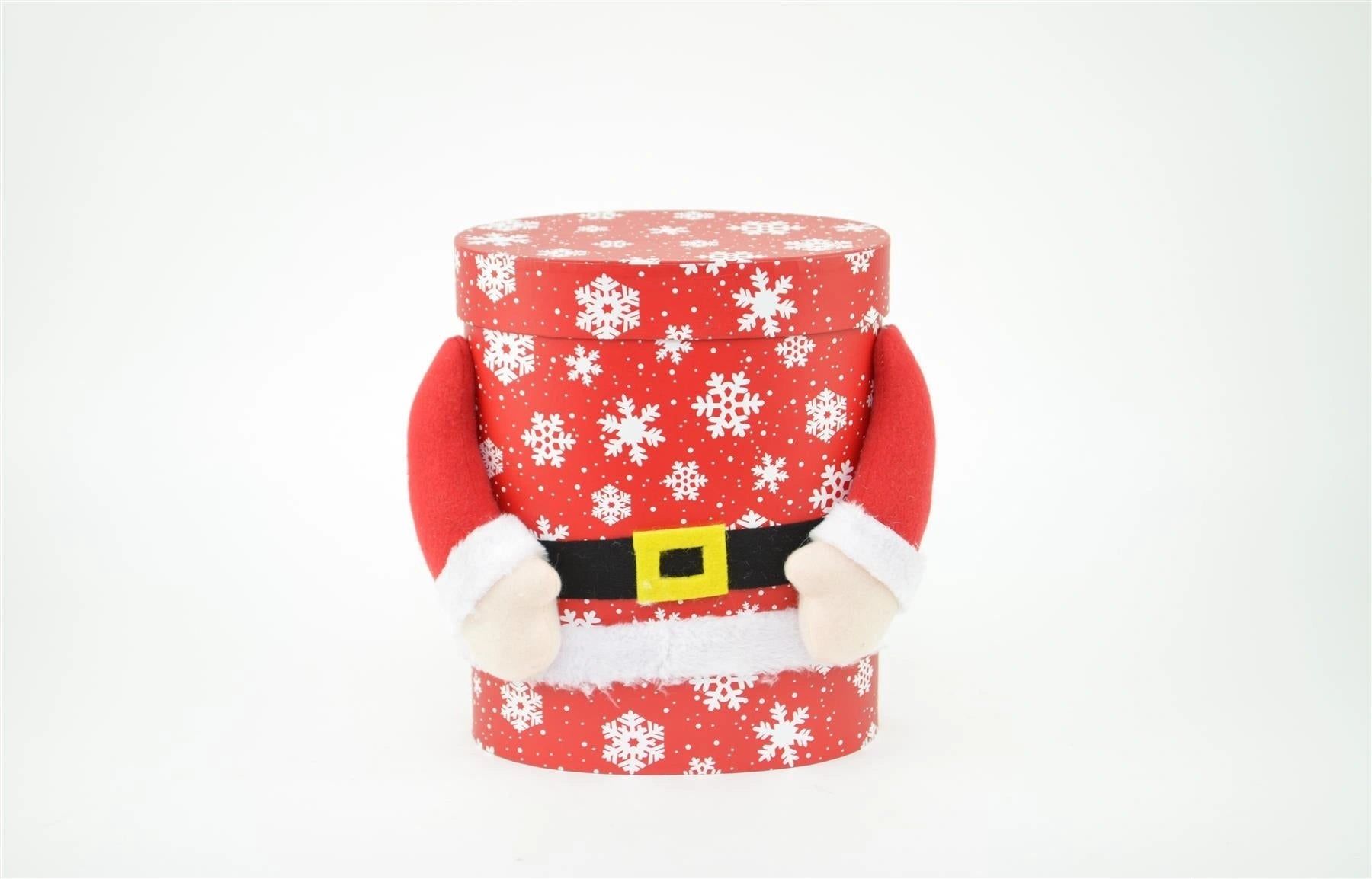 Ovel Santa Claus Christmas Novelty 3 Pcs Box Set Xmas Decoration Gift Present Boxes