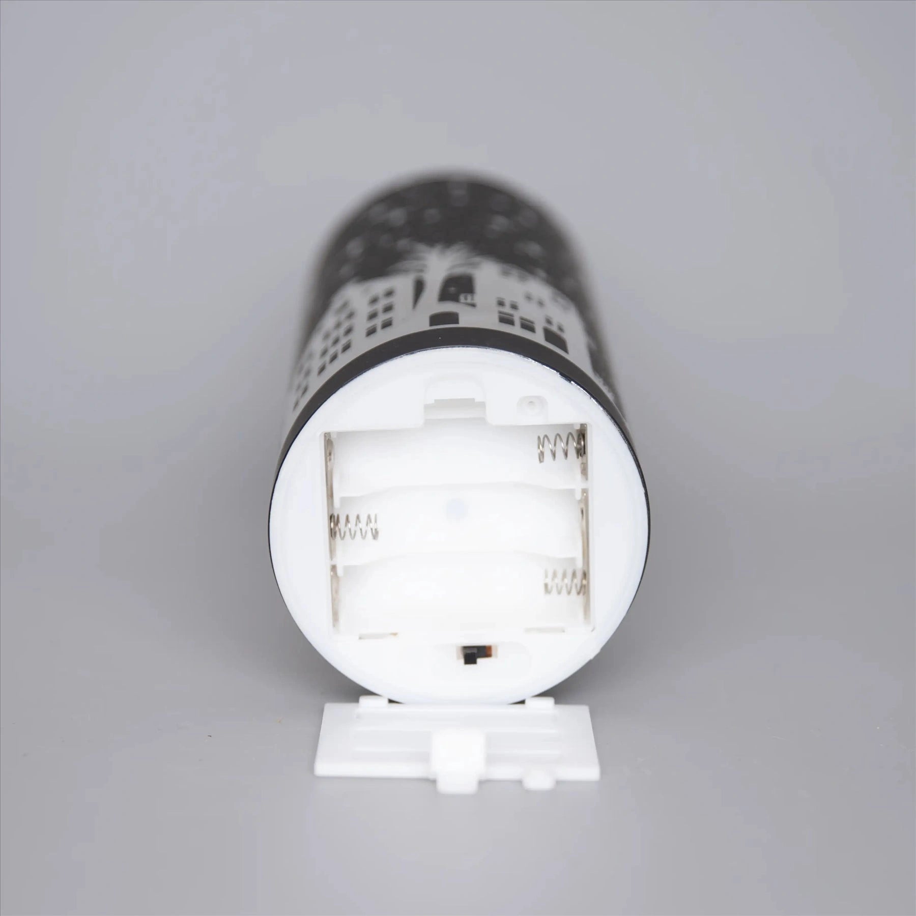 Christmas Table Decoration Xmas Led Deep Blue Glass Vase Village 17cm Home Decor