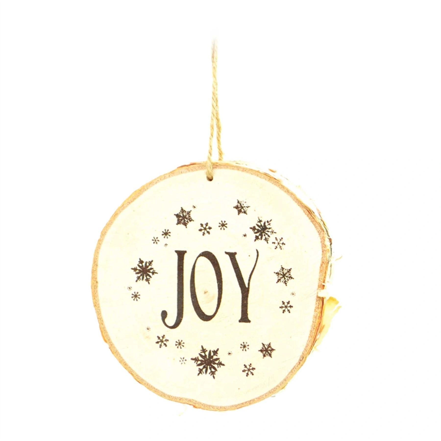 10cm Wooden Ornament 