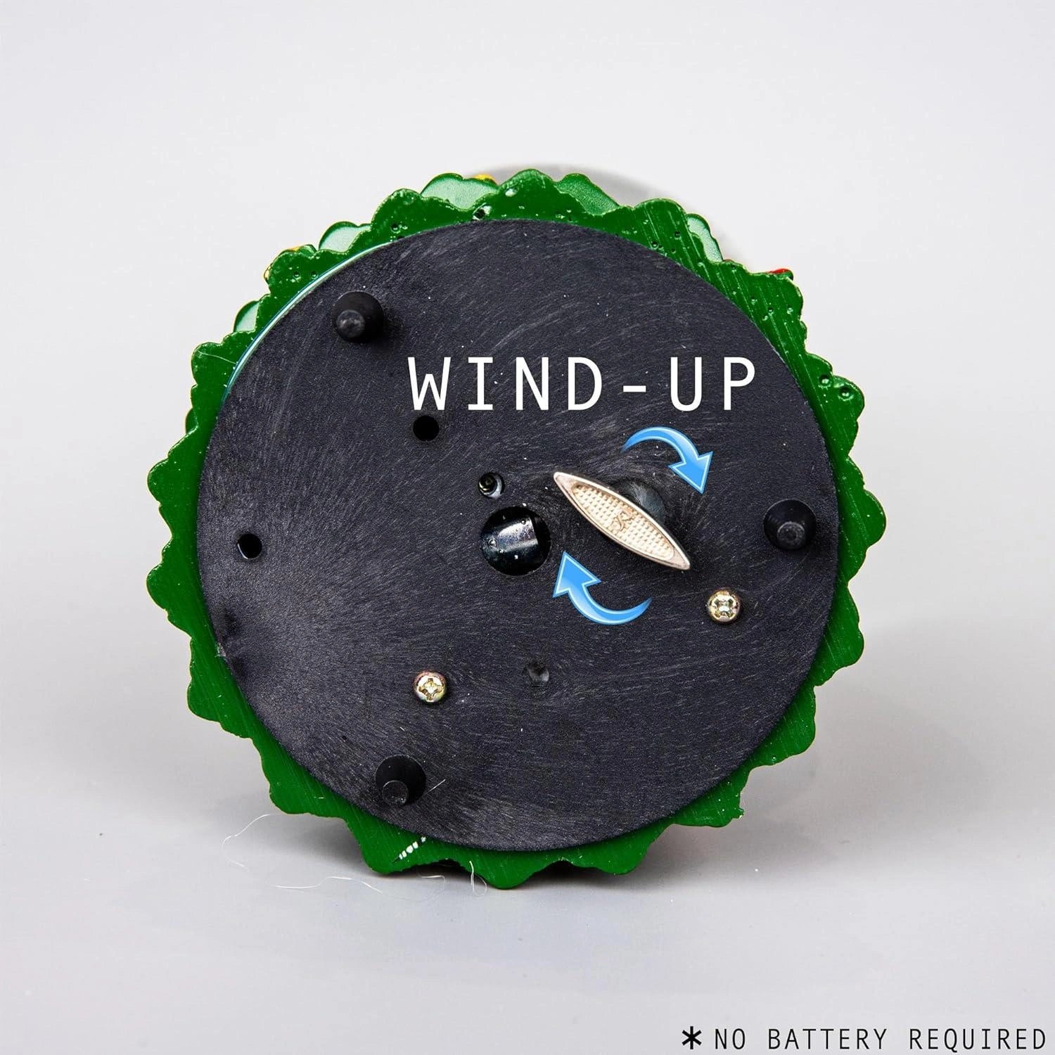 Musical Snow Globe Christmas Tree Base Santa 15cm Tabletop Xmas Window Decor