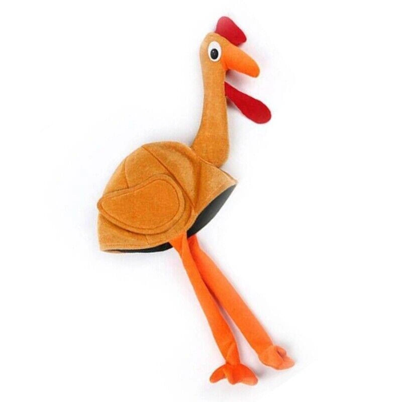 Christmas Turkey Gobbler Novelty Hat Fancy Dress Party Accessory Costume 12pc