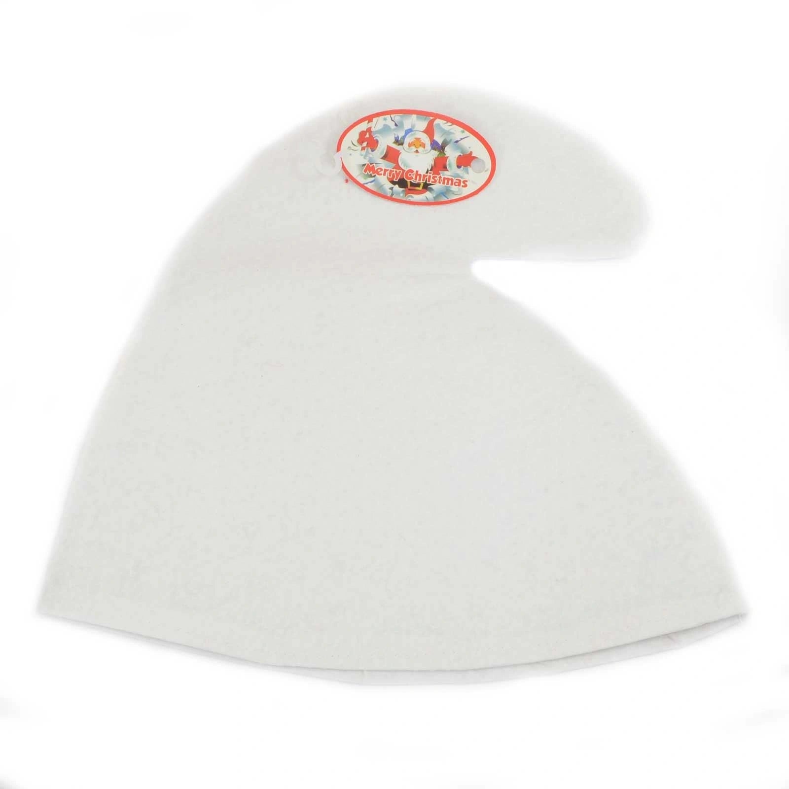 Adult White Gnome Hat Fancy Dress Costume Accessory One Size Headware Accessory