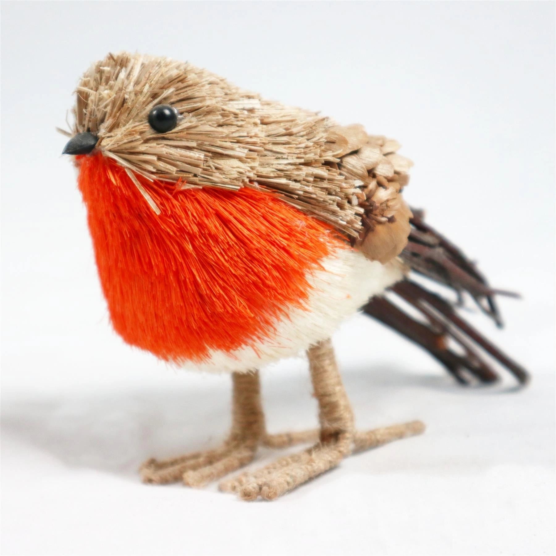 Christmas Figurine Robin Showpieces Xmas Home Window Art Table Decorations