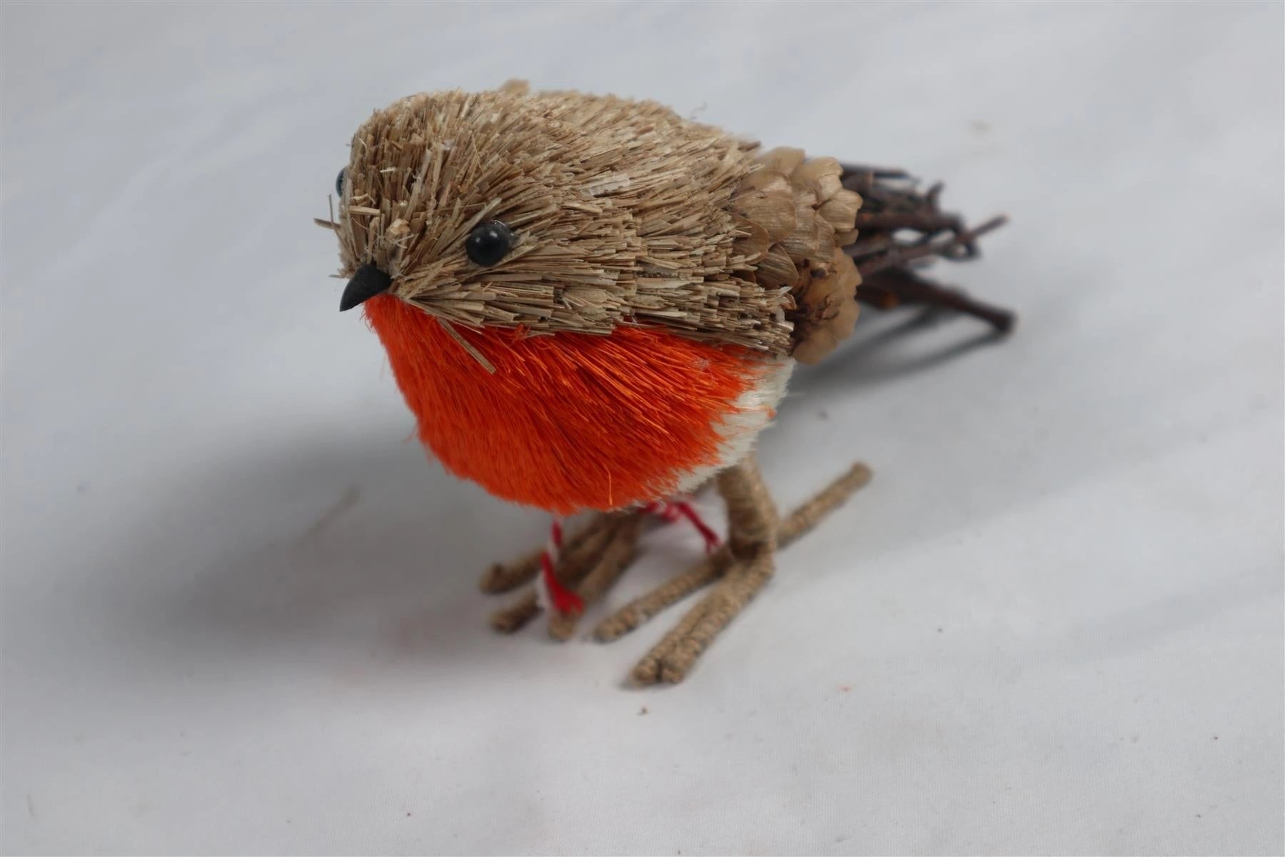 Christmas Figurine Robin Showpieces Xmas Home Window Art Table Decorations