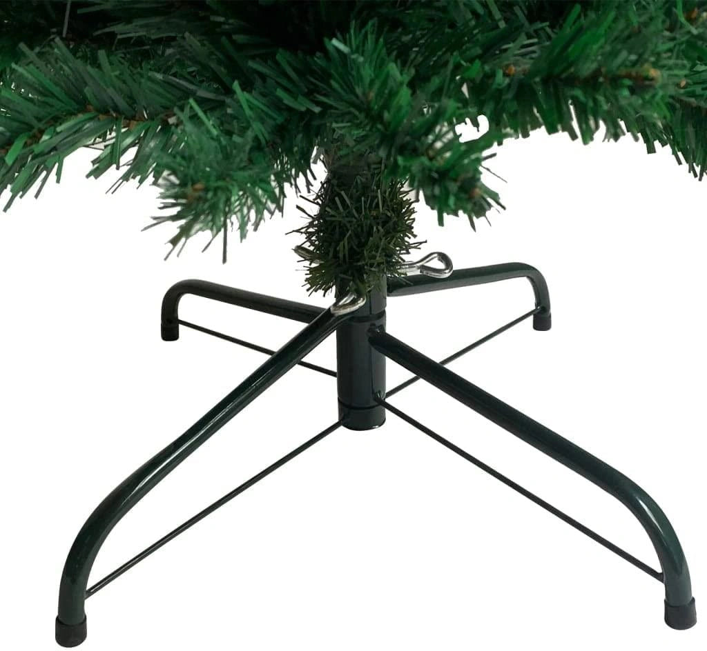 Green Christmas Tree Arch Door Decorations Outdoor Xmas Tree Garland 2.4m Tall