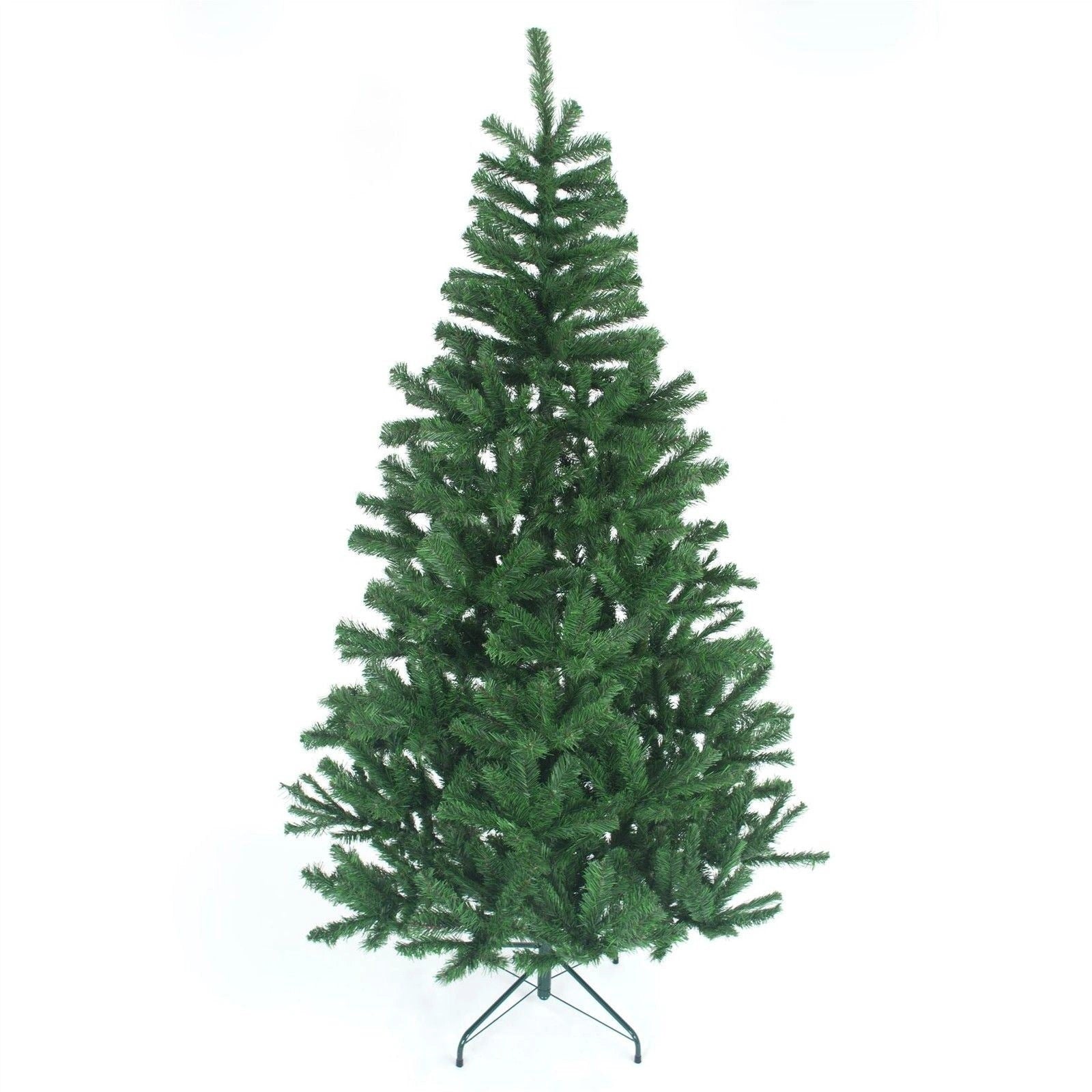 Indoor Outdoor Green Artificial Christmas Xmas Tree With Stand Home Decor 6ft