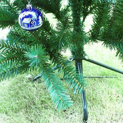 Indoor Outdoor Green Artificial Christmas Xmas Tree With Stand Home Decor 6ft
