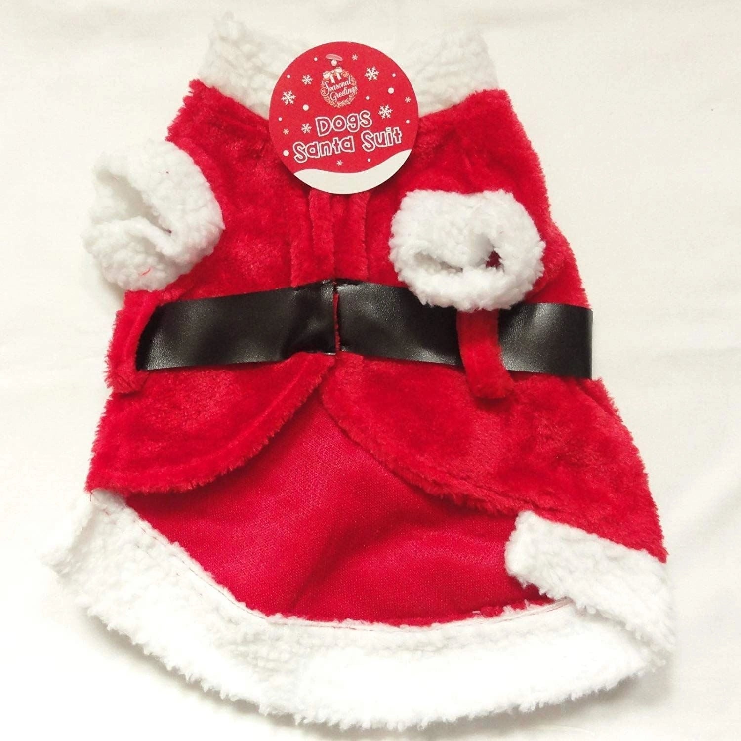 Christmas Pet Small puppy Dog Cat Santa Claus Costume Outfit Fancy Dress Gifts