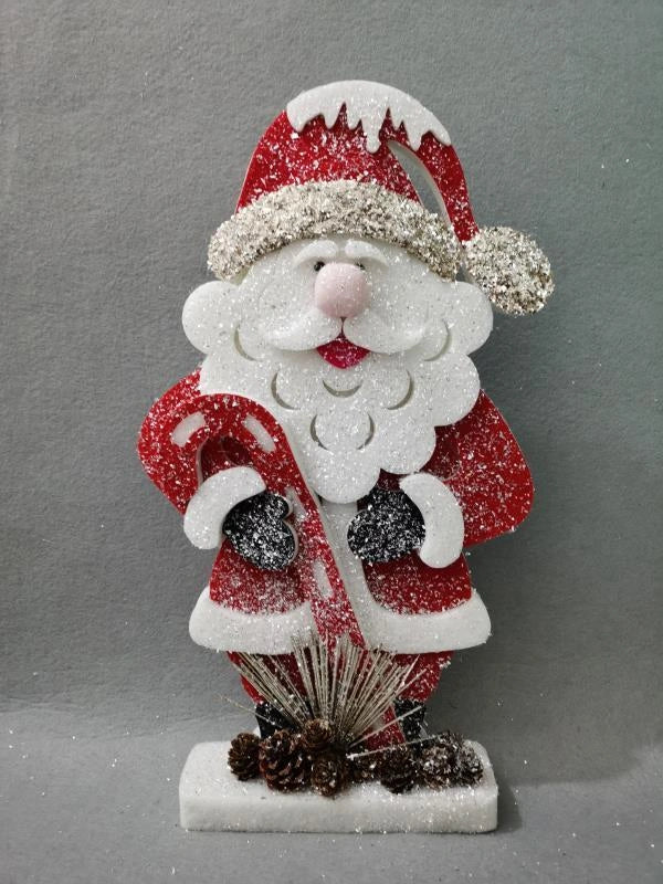 Christmas Decorations Santa Table Center Piece Window Figurines Xmas Home 52cm