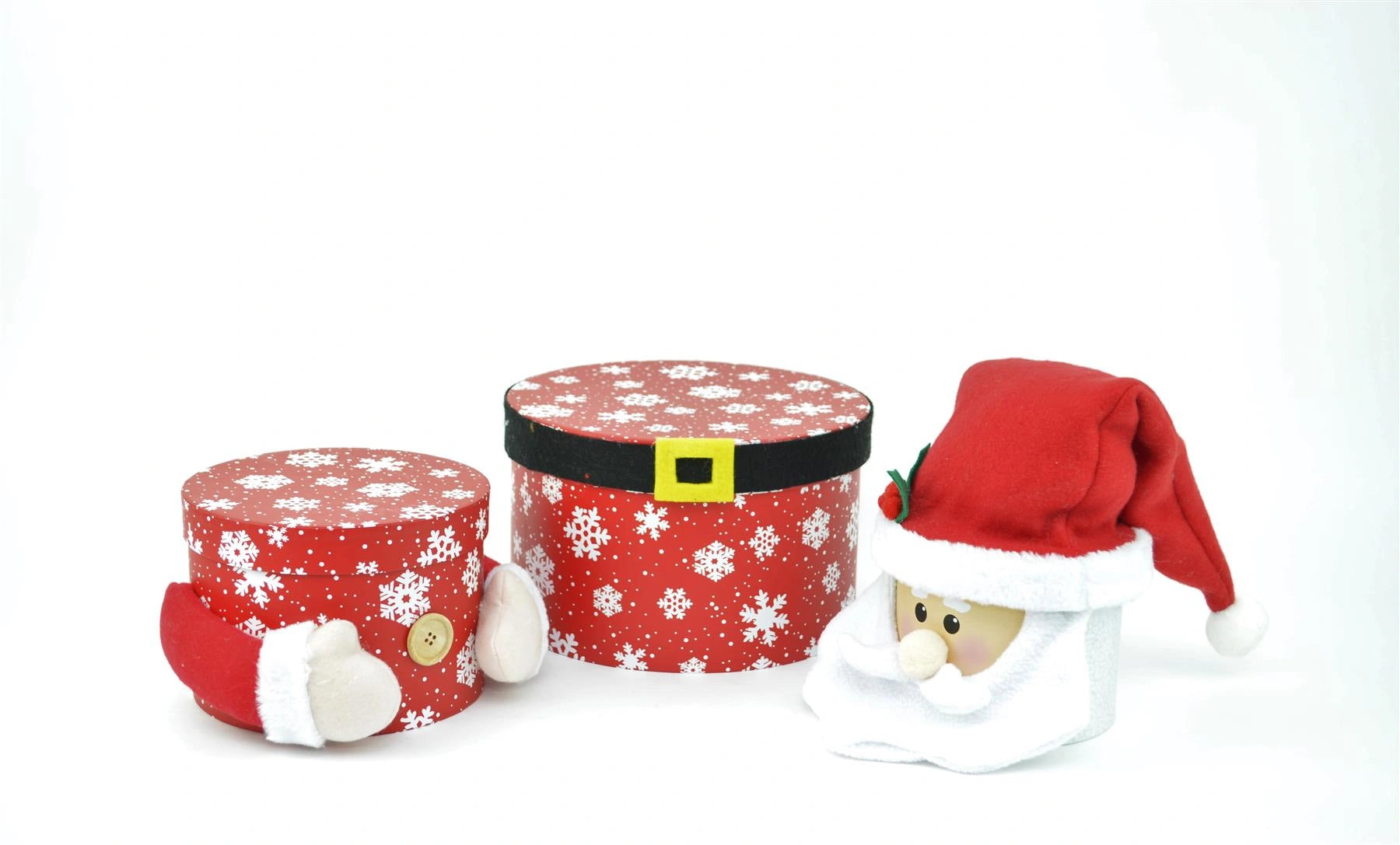 Stacking Boxes Set Of 3 Santa Claus Christmas Novelty Stocking Gift Present Idea