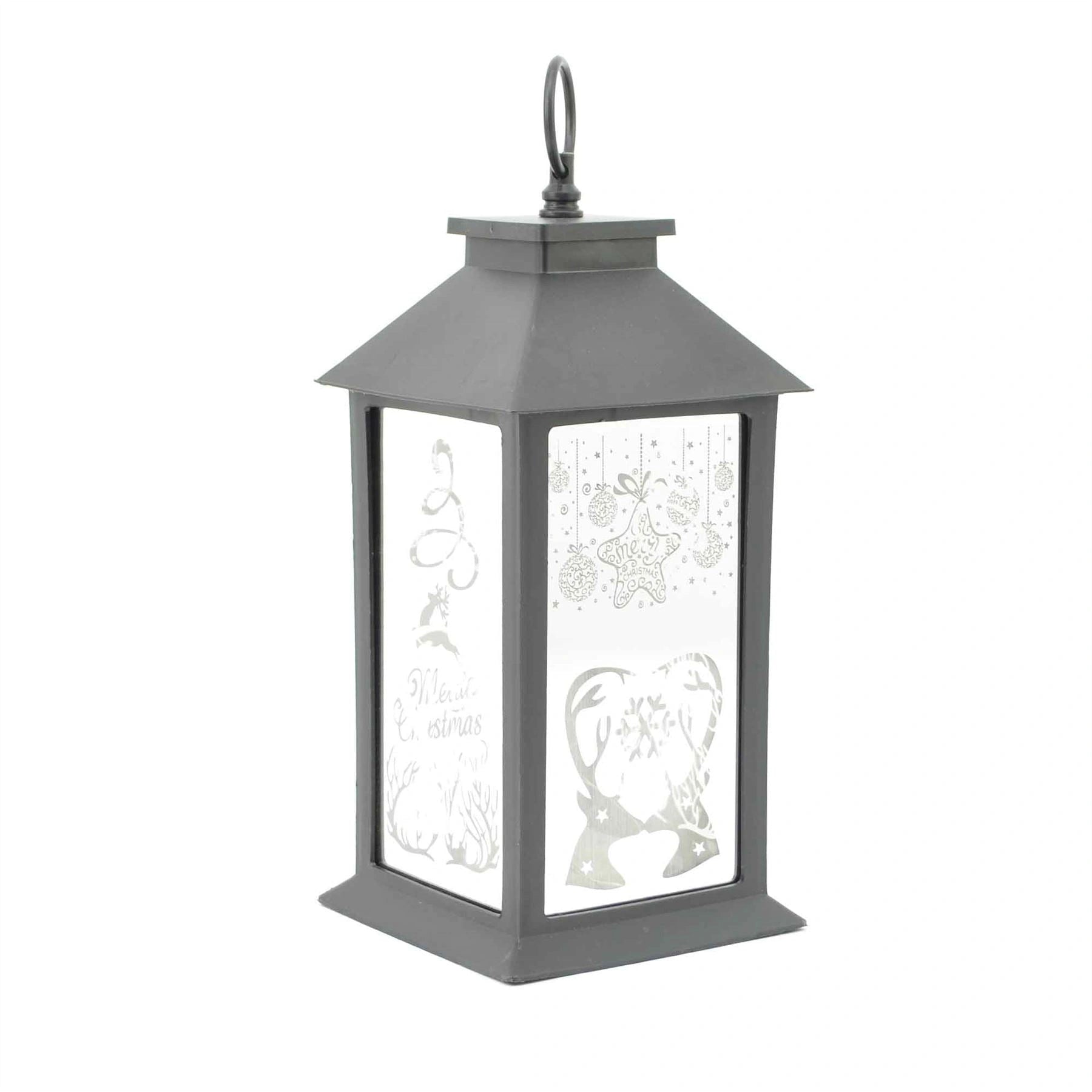 Christmas Decoration LED White Lights Lantern Design Home Xmas Window Table