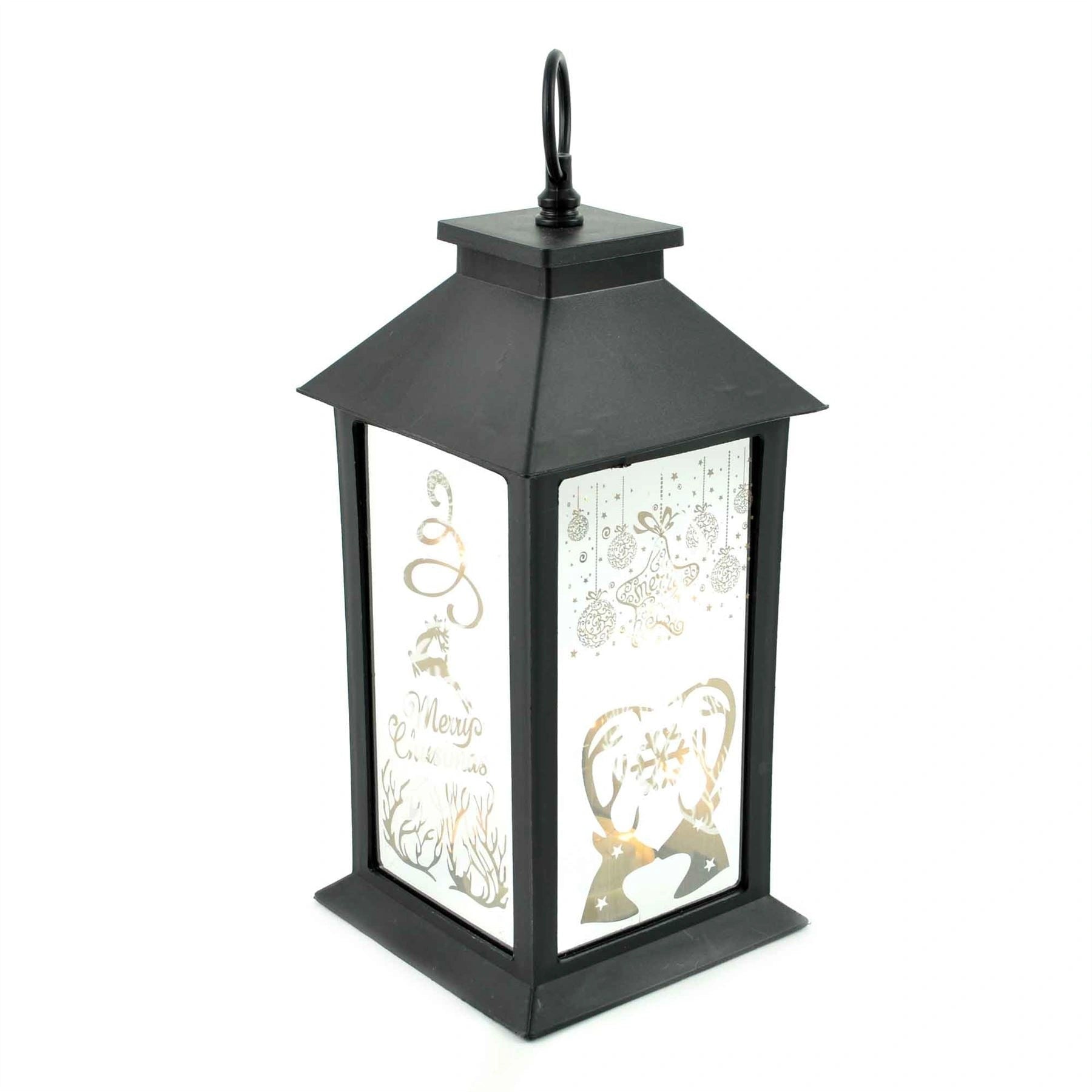 Christmas Decoration LED White Lights Lantern Design Home Xmas Window Table