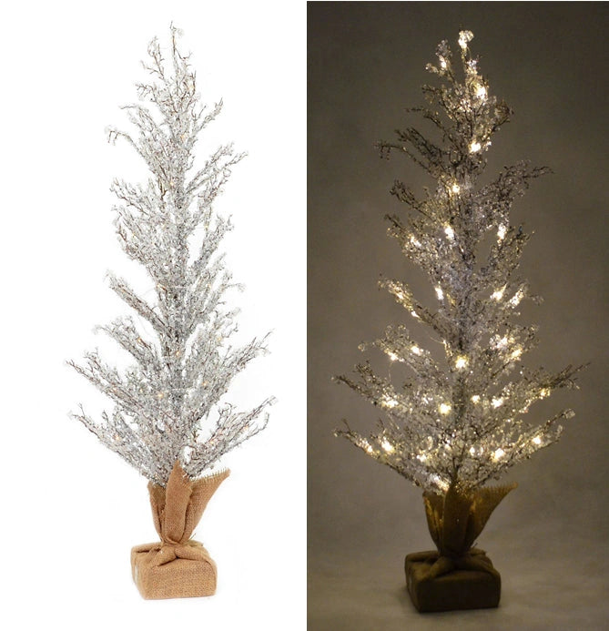 46CM Pre-Lit LED Christmas Tree Battery USB Operated Xmas home Table Decor