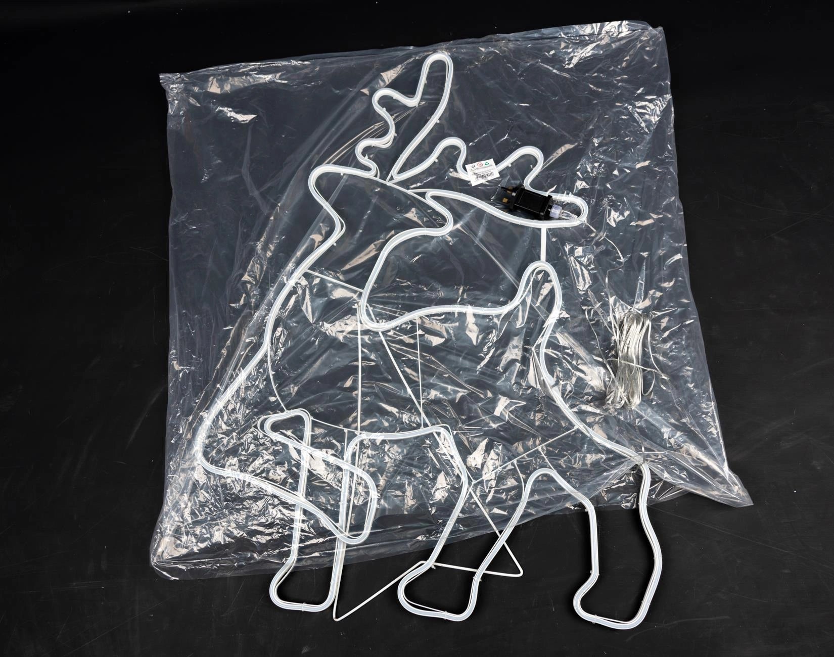 Walking Reindeer Rope Light Silhouette-Cool White 100 X 65Cm