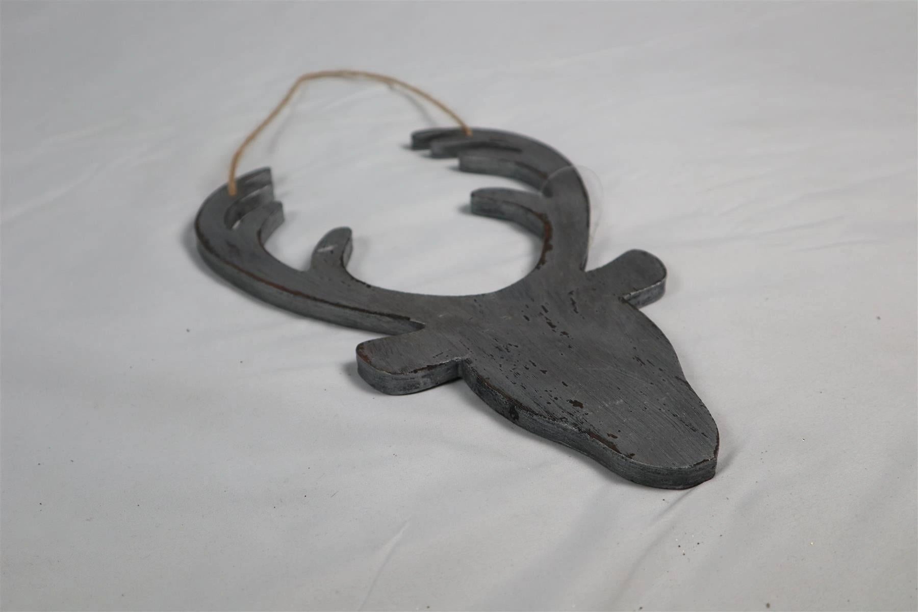 Silver Deer Head Hanging Decorations