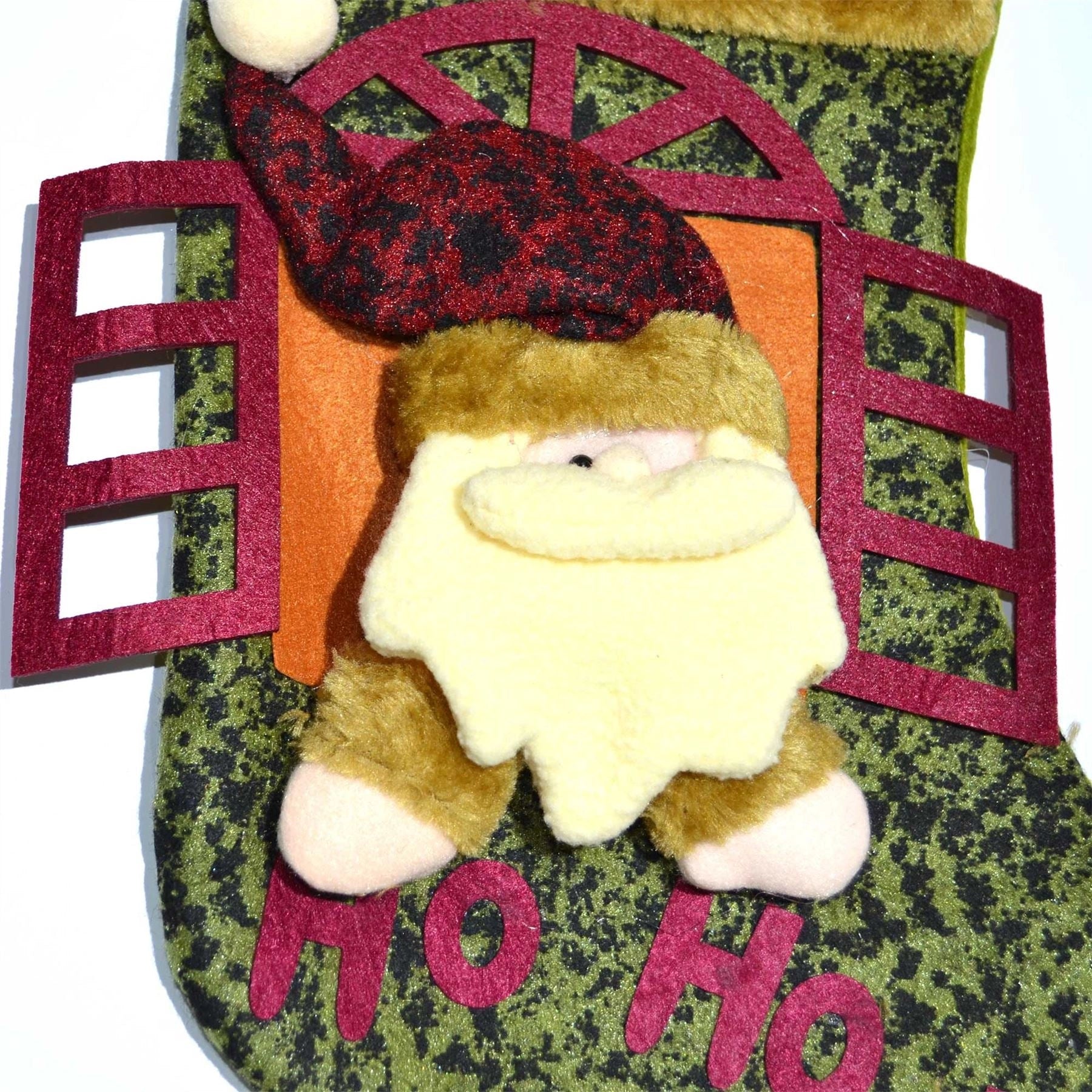 Santa Stocking Christmas Gifts Bag Sack Socks Luxurious Hand Crafted