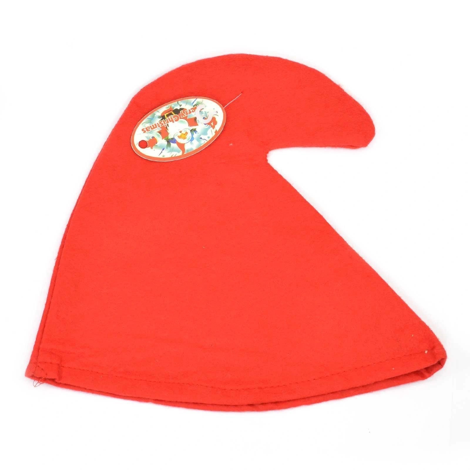 Red Gnome Hat & White Beard Fancy Dress Halloween Stag Night Accessories