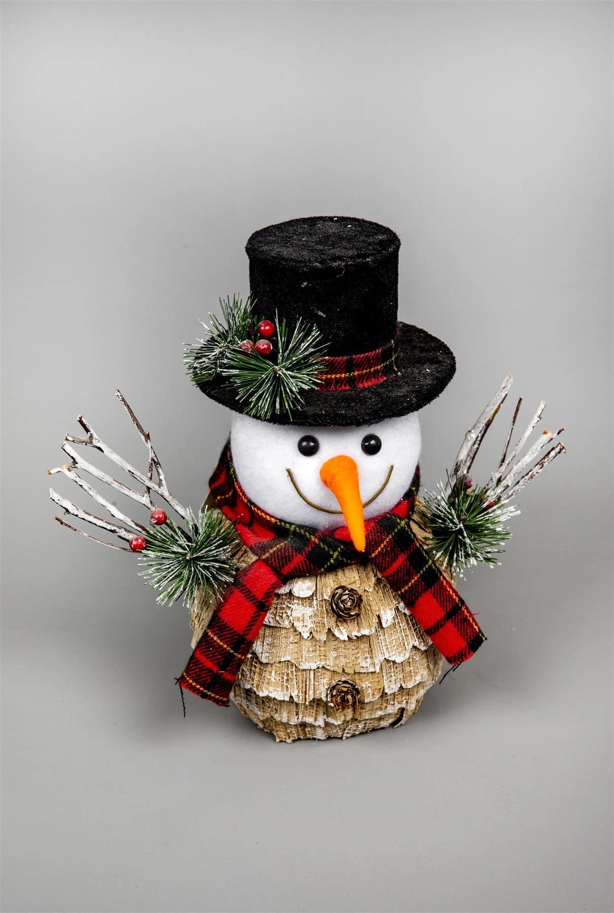 Christmas Snowman Figurine Showpieces Xmas Home Office Art Table Decoration 25cm