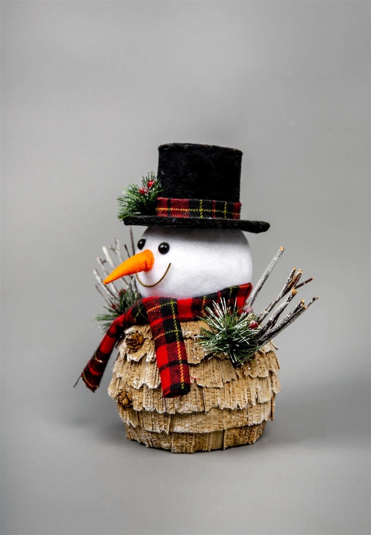 Christmas Snowman Figurine Showpieces Xmas Home Office Art Table Decoration 25cm